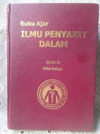 Buku Ajar Ilmu Penyakit Dalam Jilid I