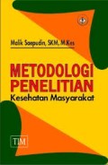 Metodologi Penelitian Kesehatan Masyarakat