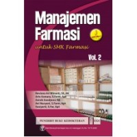 Manajemen Farmasi untuk SMK Farmasi