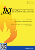 E-Journal JKI: Jurnal Keperawatan Indonesia Vol. 25 No. 3