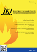 E-Journal JKI: Jurnal Keperawatan Indonesia Vol. 26 No. 1