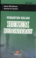 Penuntun Kuliah Hukum Kedokteran
