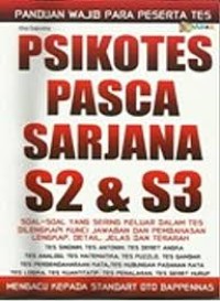 Psikotes Pasca Sarjana S2 & S3