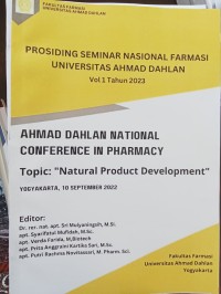 PROSIDING SEMINAR NASIONAL FARMASI UNIVERSITAS AHMAD DAHLAN 