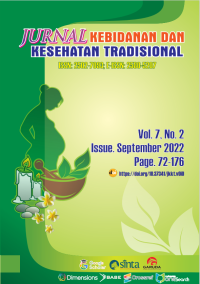 E-Journal Kebidanan dan Kesehatan Tradisional Vol. 7 Number 2